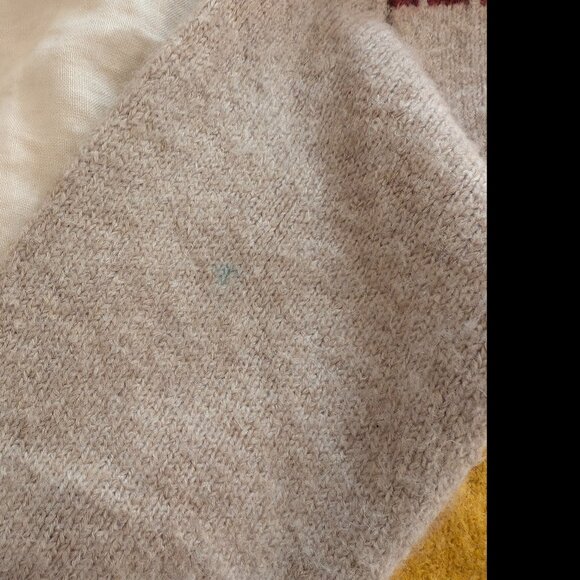 Lush Crop Mock Neck Sweater Colorblock - Picture 8 of 8